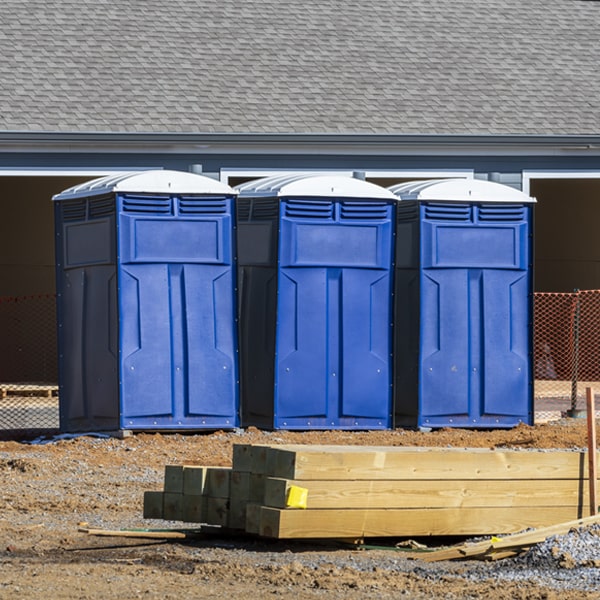 what is the expected delivery and pickup timeframe for the porta potties in Kenneth City FL